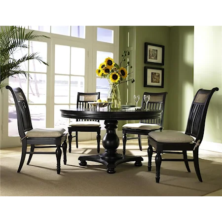 Round Dining Table & Chair Set